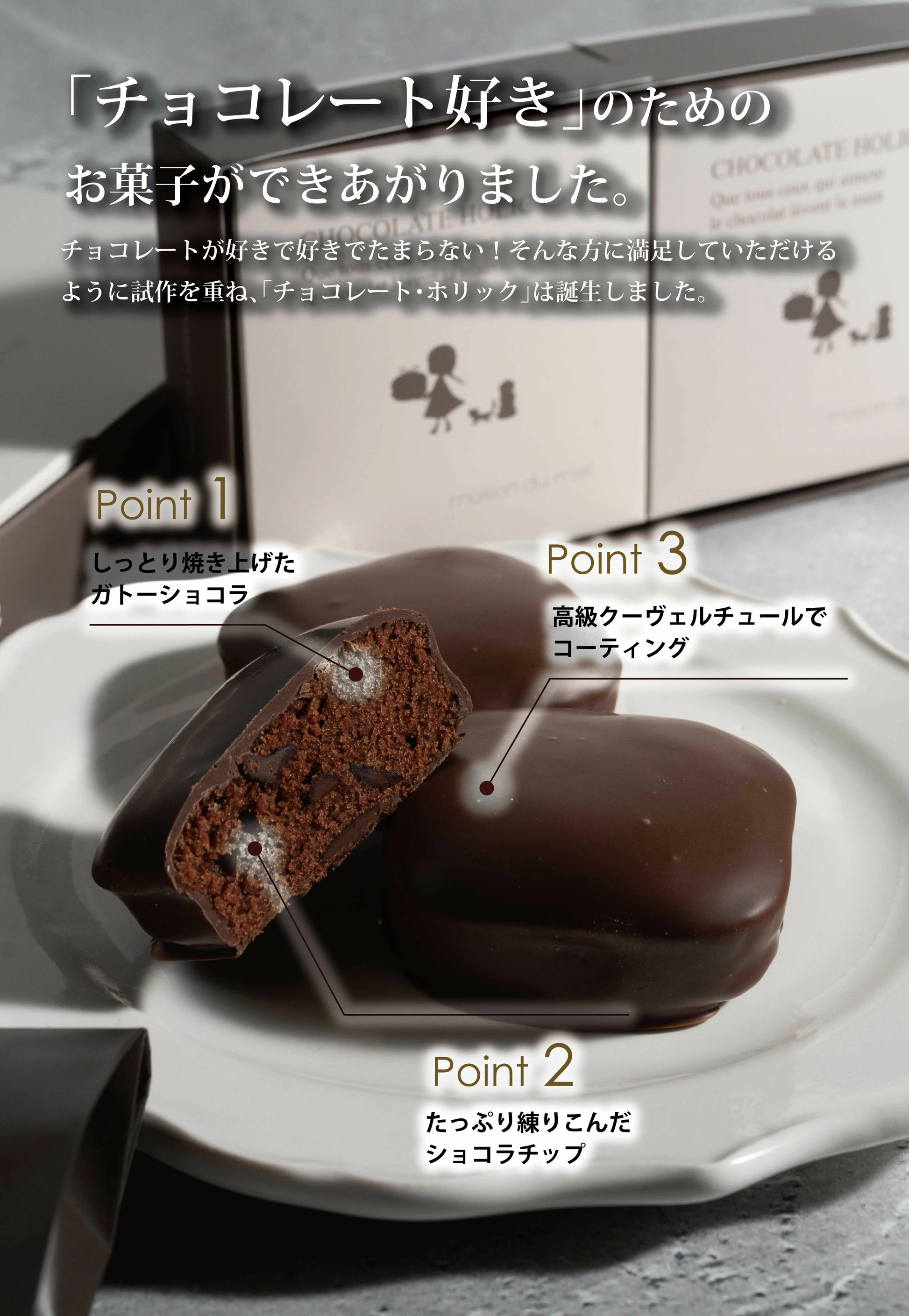 チョコレート・ホリック 2個入 – maison du miel